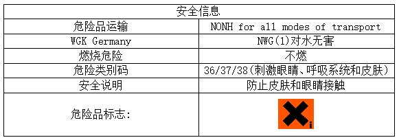 水性消泡剂的安全信息